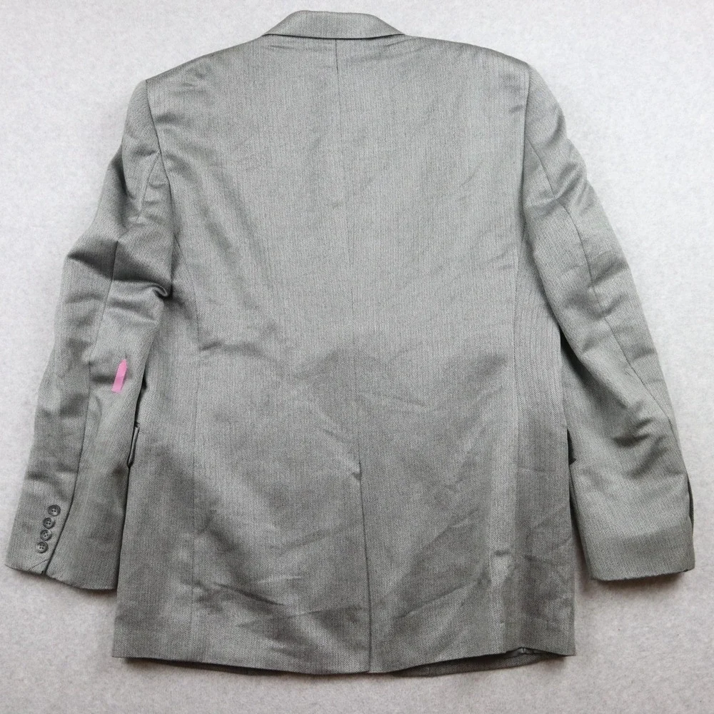 Jos A Bank Blazer Mens‎ 43L Signature Silk/Camel Suit Jacket Coat Formal Gray